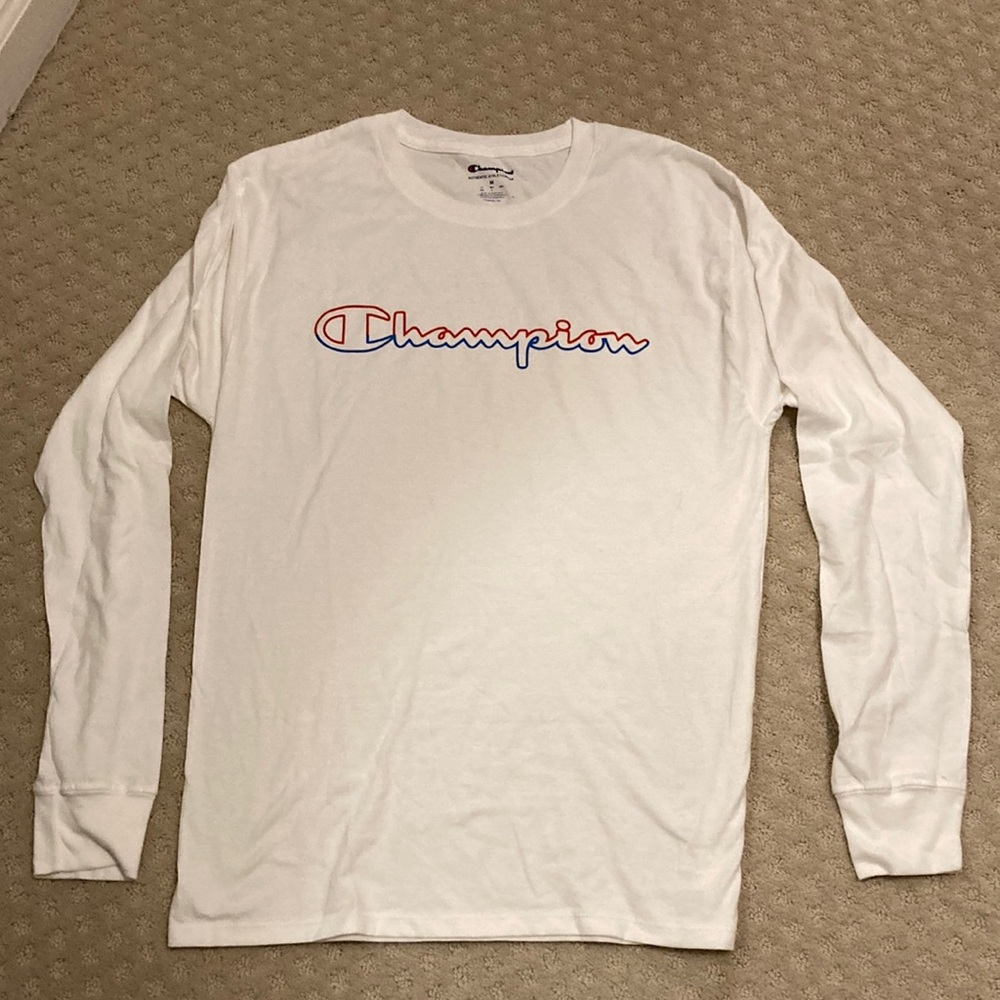Champion Long Sleeve Cotton Shirt Size M